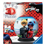 RAVENSBURGER Puzzle 3d rond 72 p - miraculous