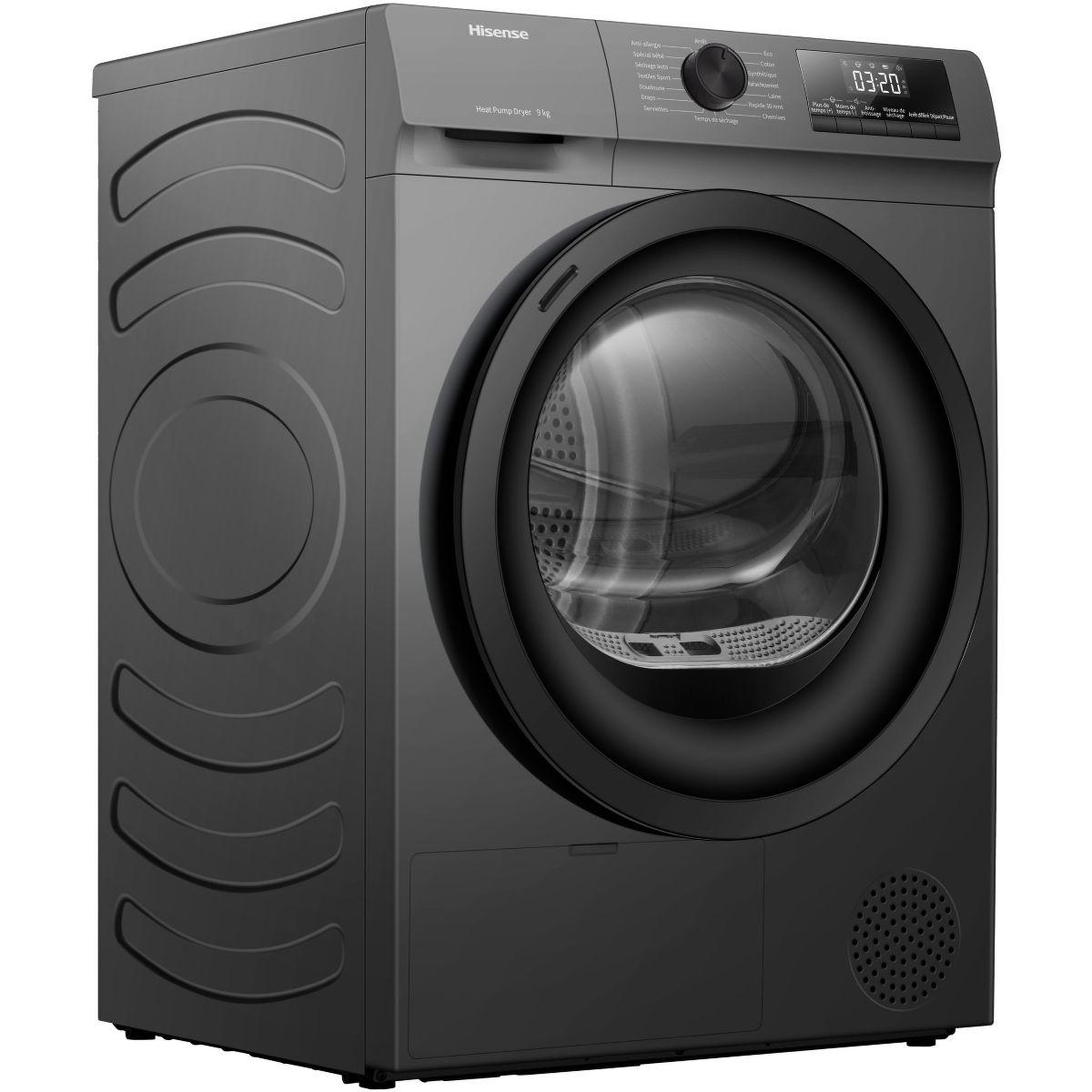 Voir la diapositive 3 : Hisense Sèche linge pompe à chaleur dhqe900utdc