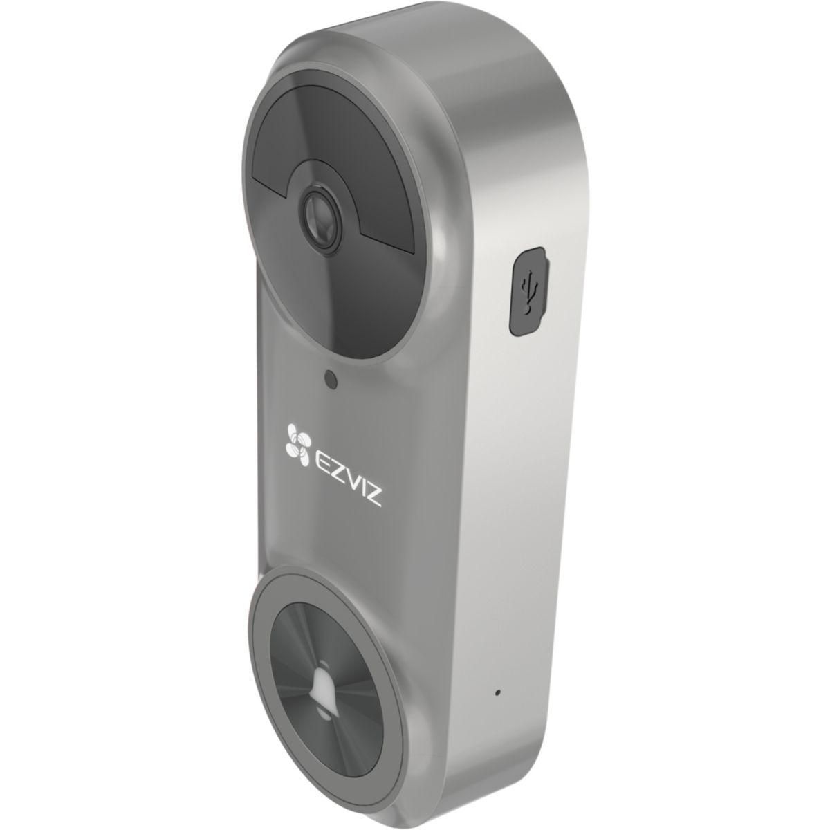EZVIZ Sonnette connectée DB2 PRO G2K+ - Carillon inclus