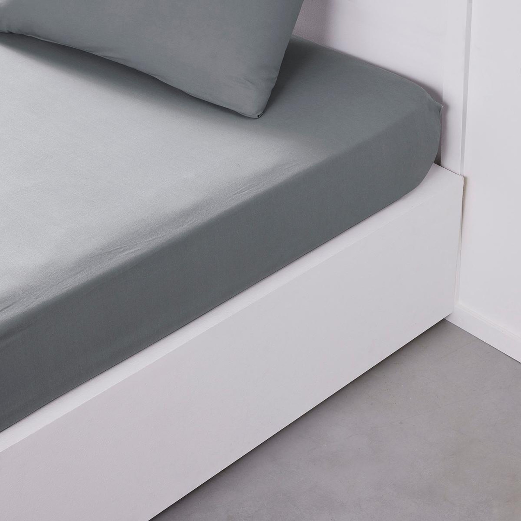 Voir la diapositive 3 : TODAY Drap housse uni en Coton 57 fils ESSENTIAL 