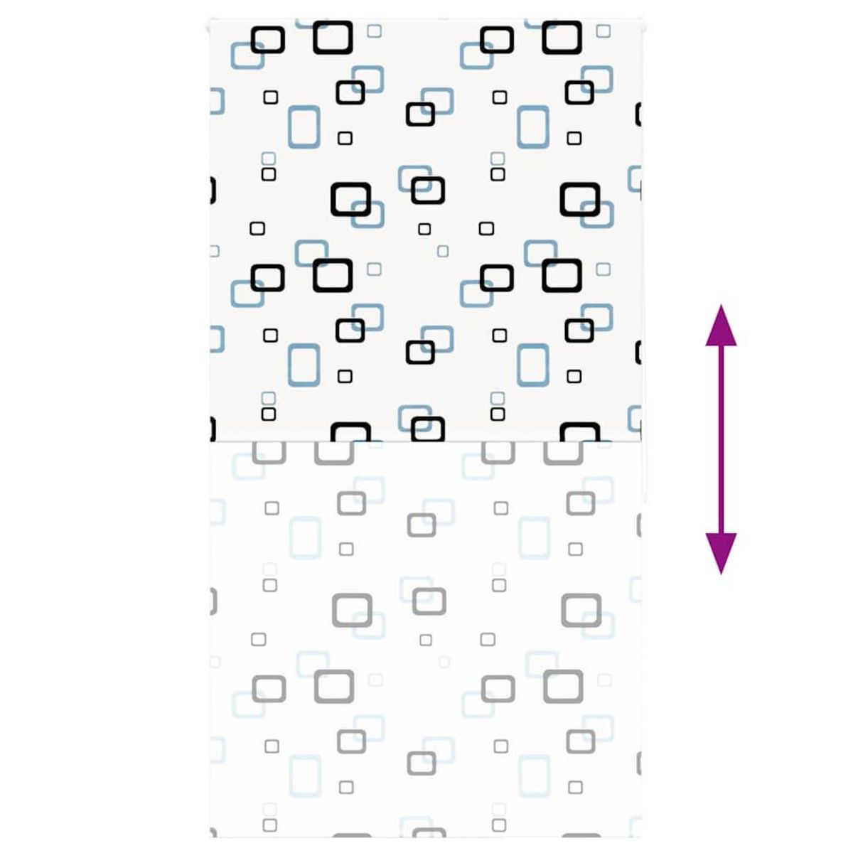 VIDAXL Store enrouleur de douche 130x240 cm largeur du tissu 126 cm