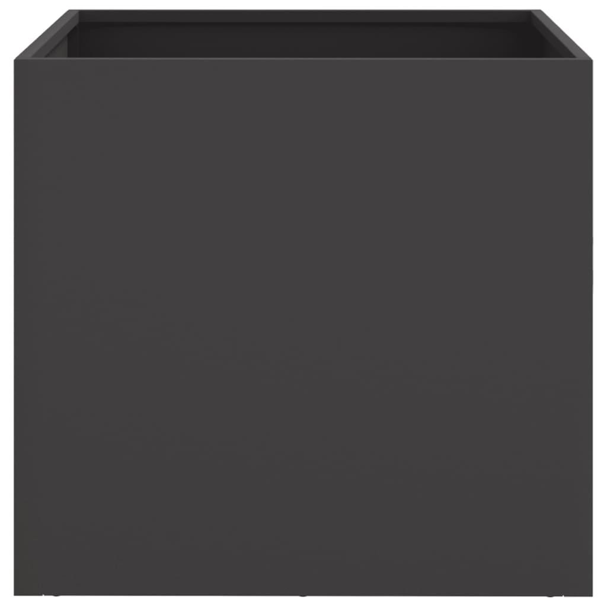 Voir la diapositive 5 : VIDAXL Jardinieres 2 pcs noir 42x40x39 cm acier