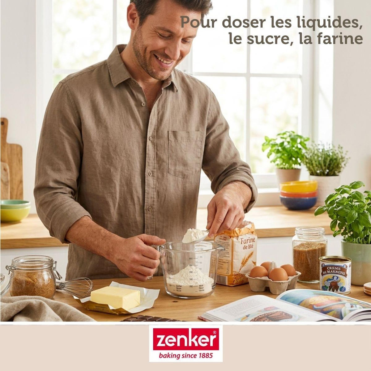 ZENKER Verre mesureur en verre 500 ml Zenker