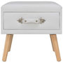 Voir la diapositive 5 : VIDAXL Tables de chevet 2 pcs Blanc 40x35x40 cm Similicuir