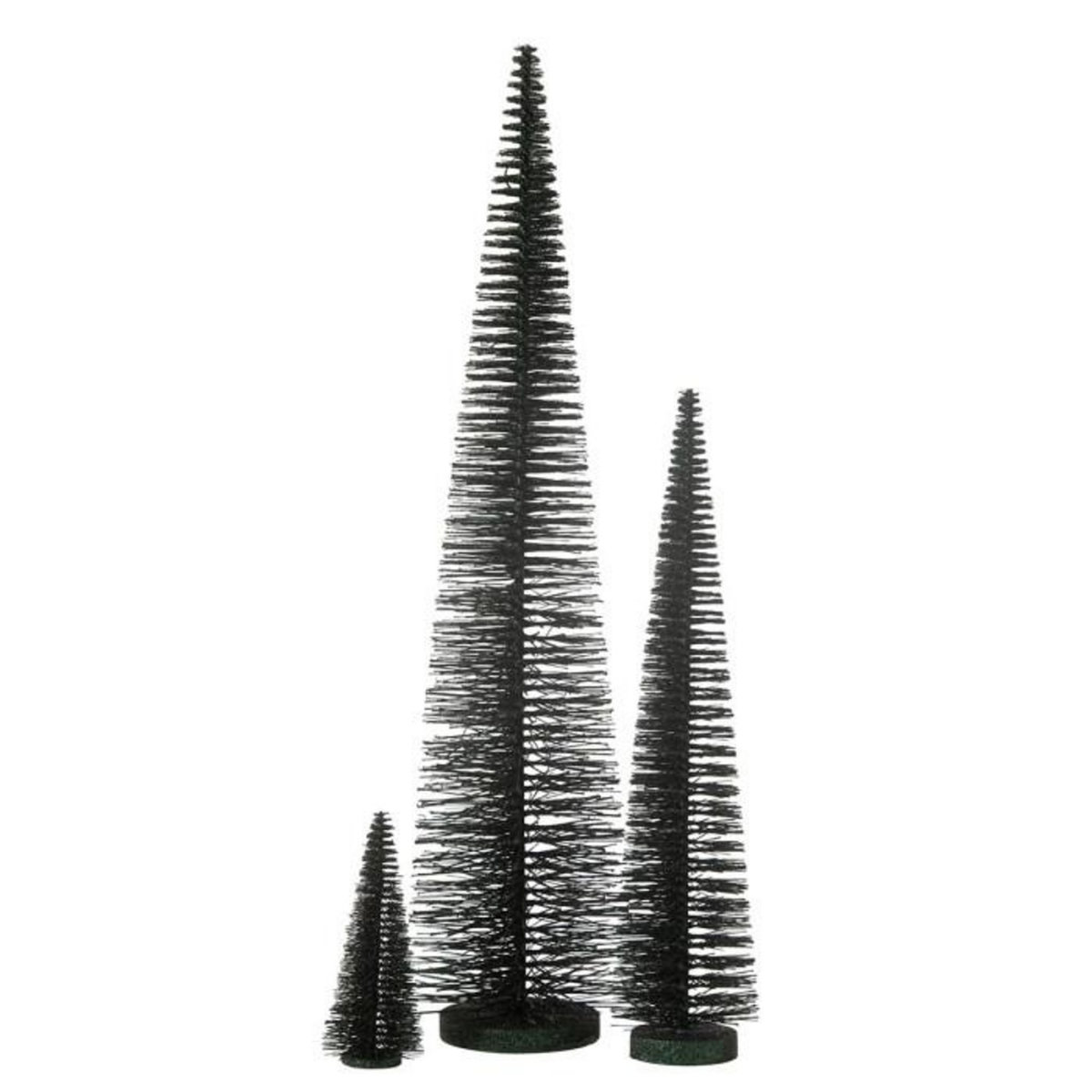 Paris Prix Sapin de Noël Déco Pailleté  Josh  61cm Vert Foncé