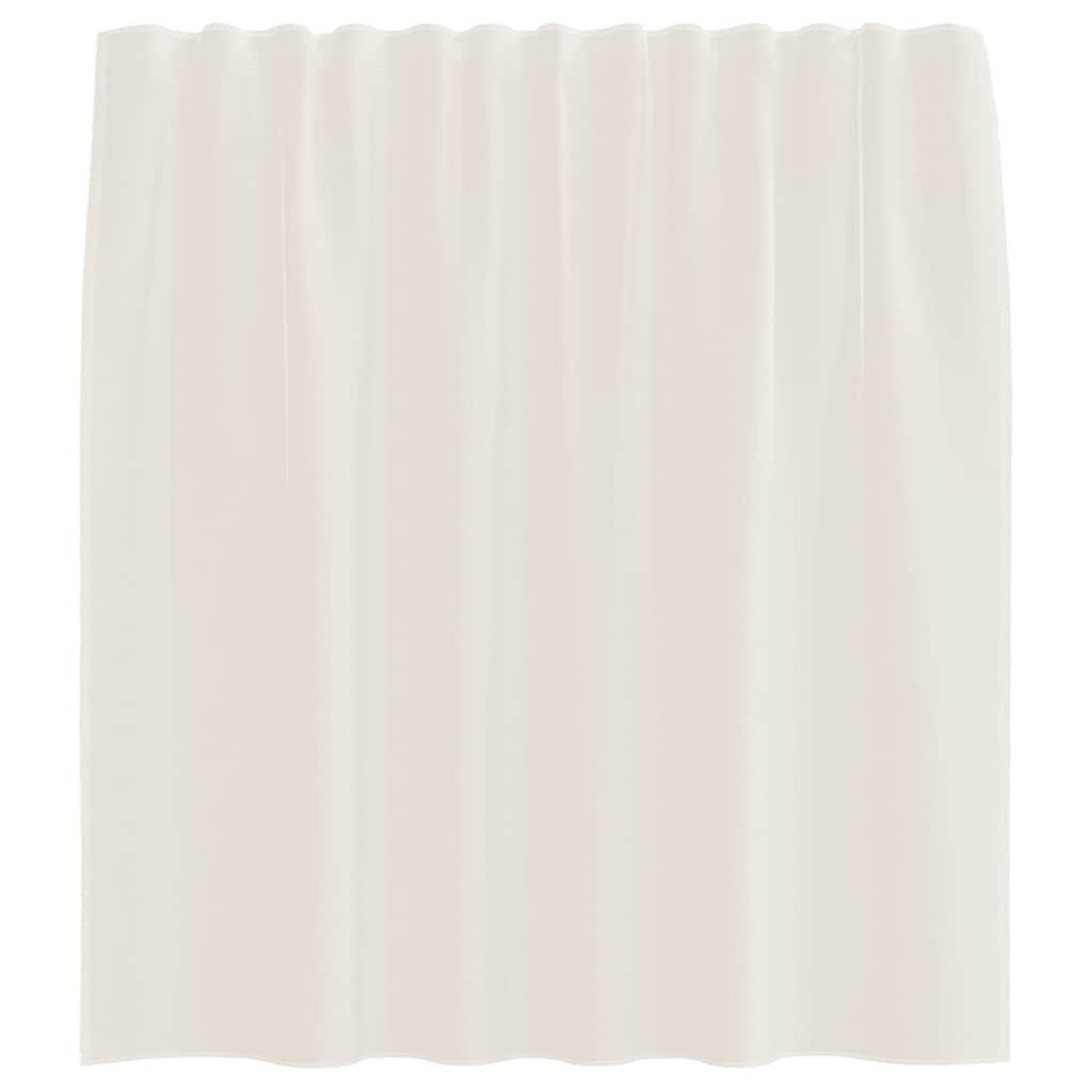 Voir la diapositive 4 : VIDAXL Rideaux en voile avec passants 2 pcs creme