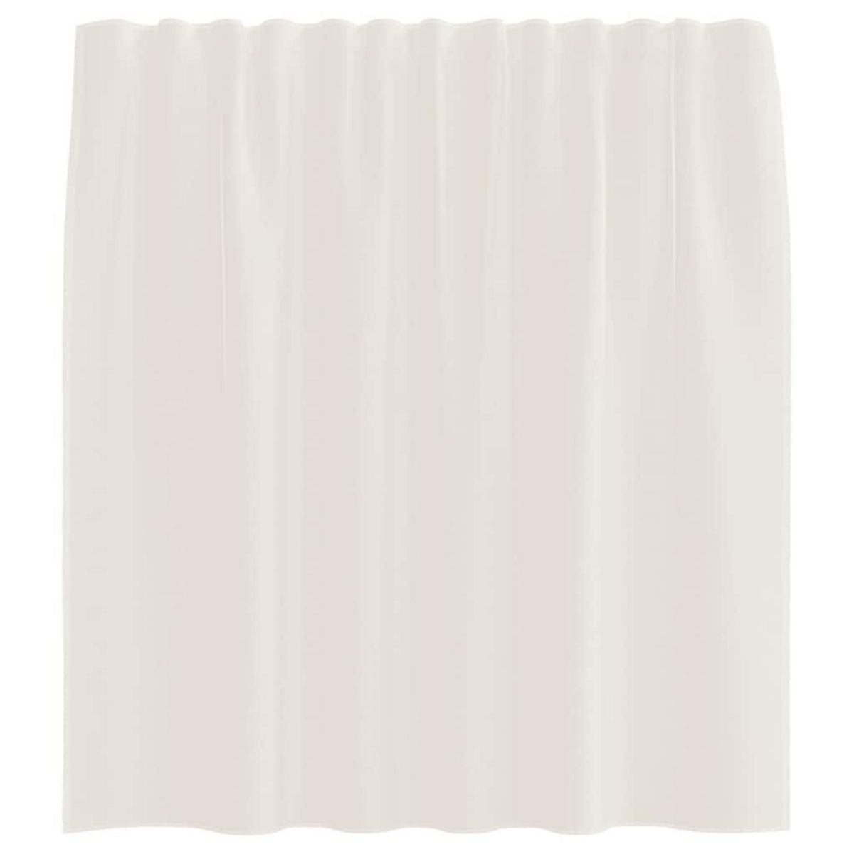 VIDAXL Rideaux en voile avec passants 2 pcs creme