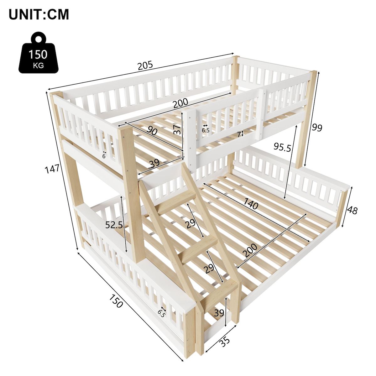 MERAX Lit superposé