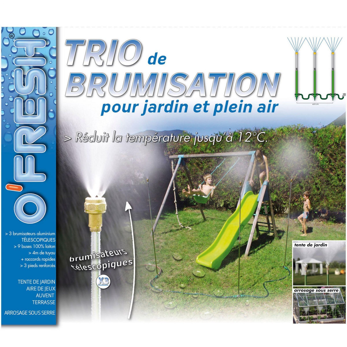 O fresh Brumisation trio grande surface