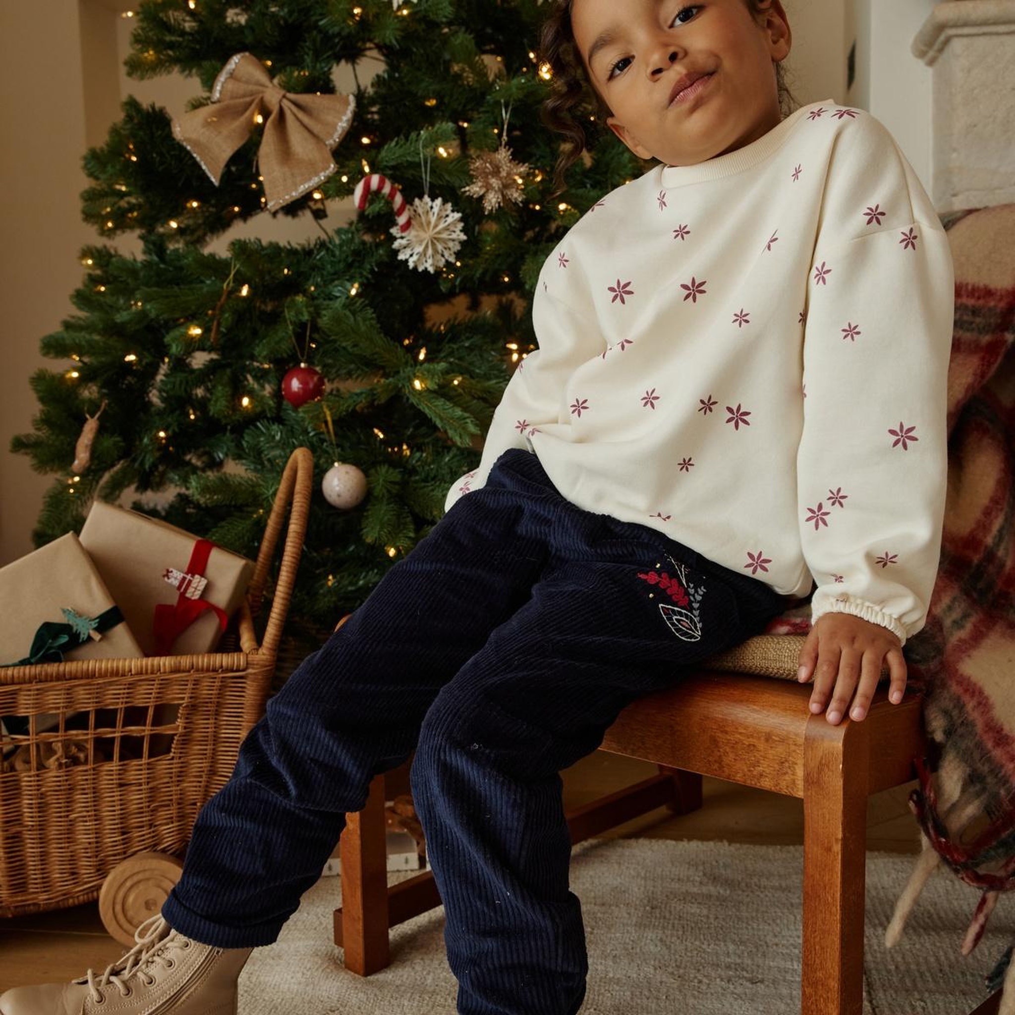 Voir la diapositive 6 : PETIT BEGUIN Pantalon bébé en velours côtelé Ilana