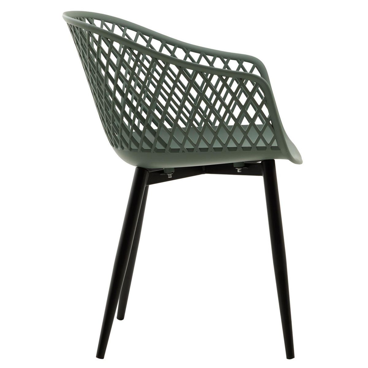 IDIMEX Lot de 4 chaises MADEIRA style scandinave, pieds en bois