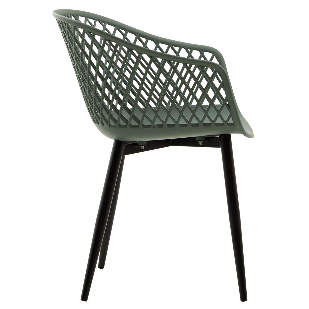 IDIMEX Lot de 4 chaises MADEIRA style scandinave, pieds en bois