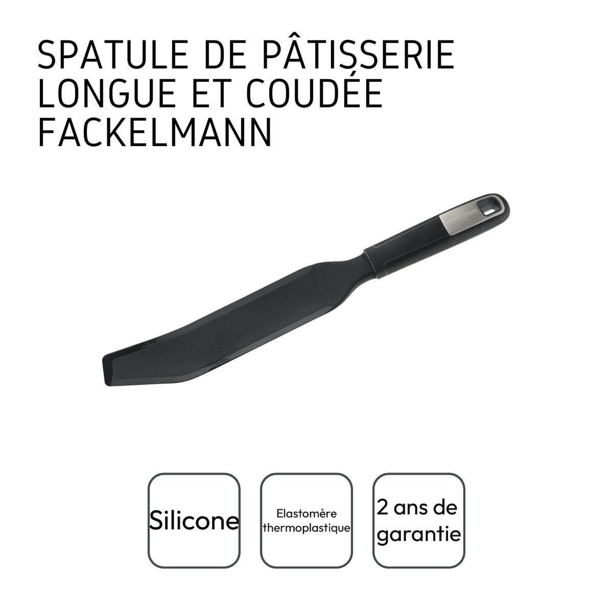 Voir la diapositive 6 : Fackelmann Ensemble de 2 spatules thermomix extra longue 33 cm fackelmann