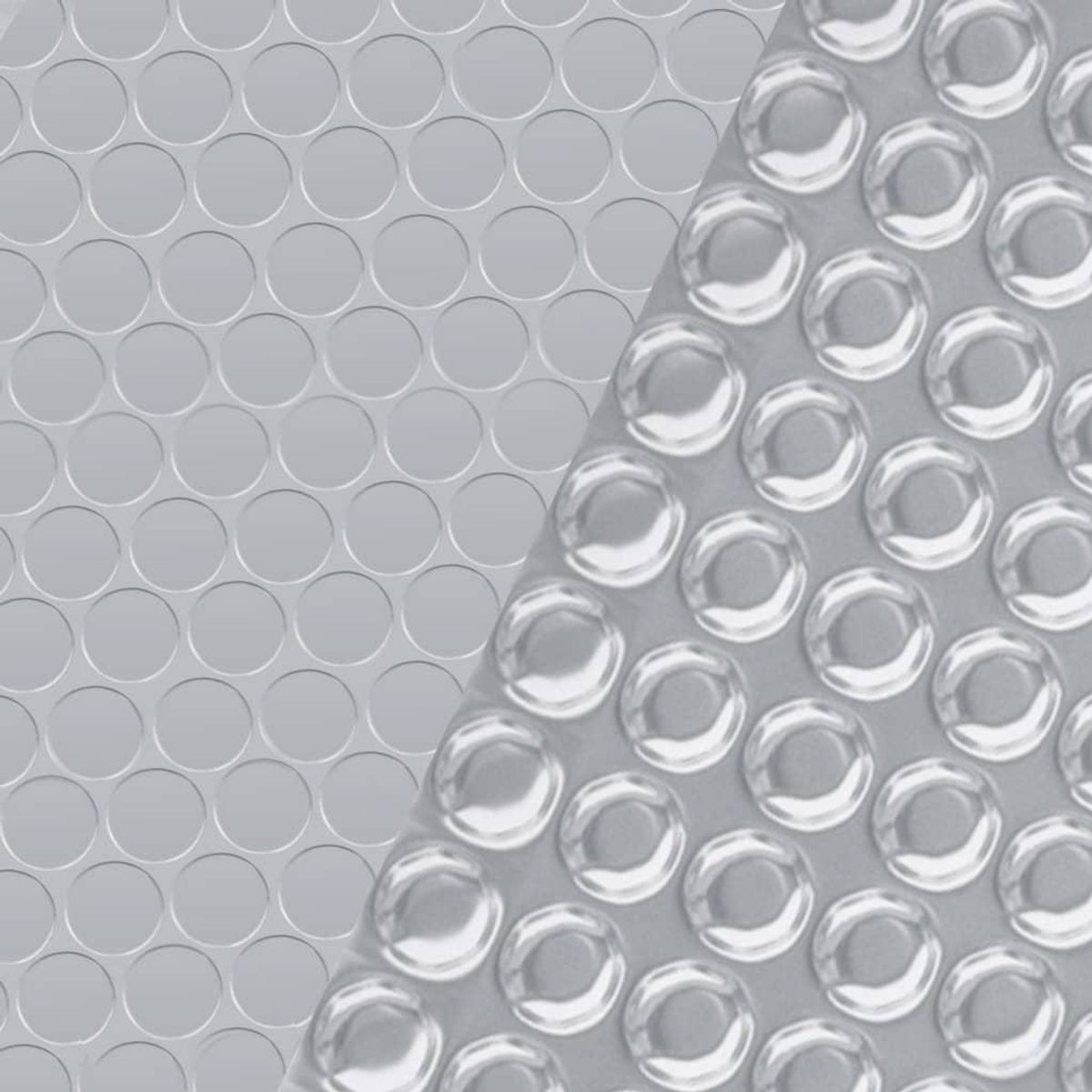 VIDAXL Couverture de piscine Argente 732x366 cm PE