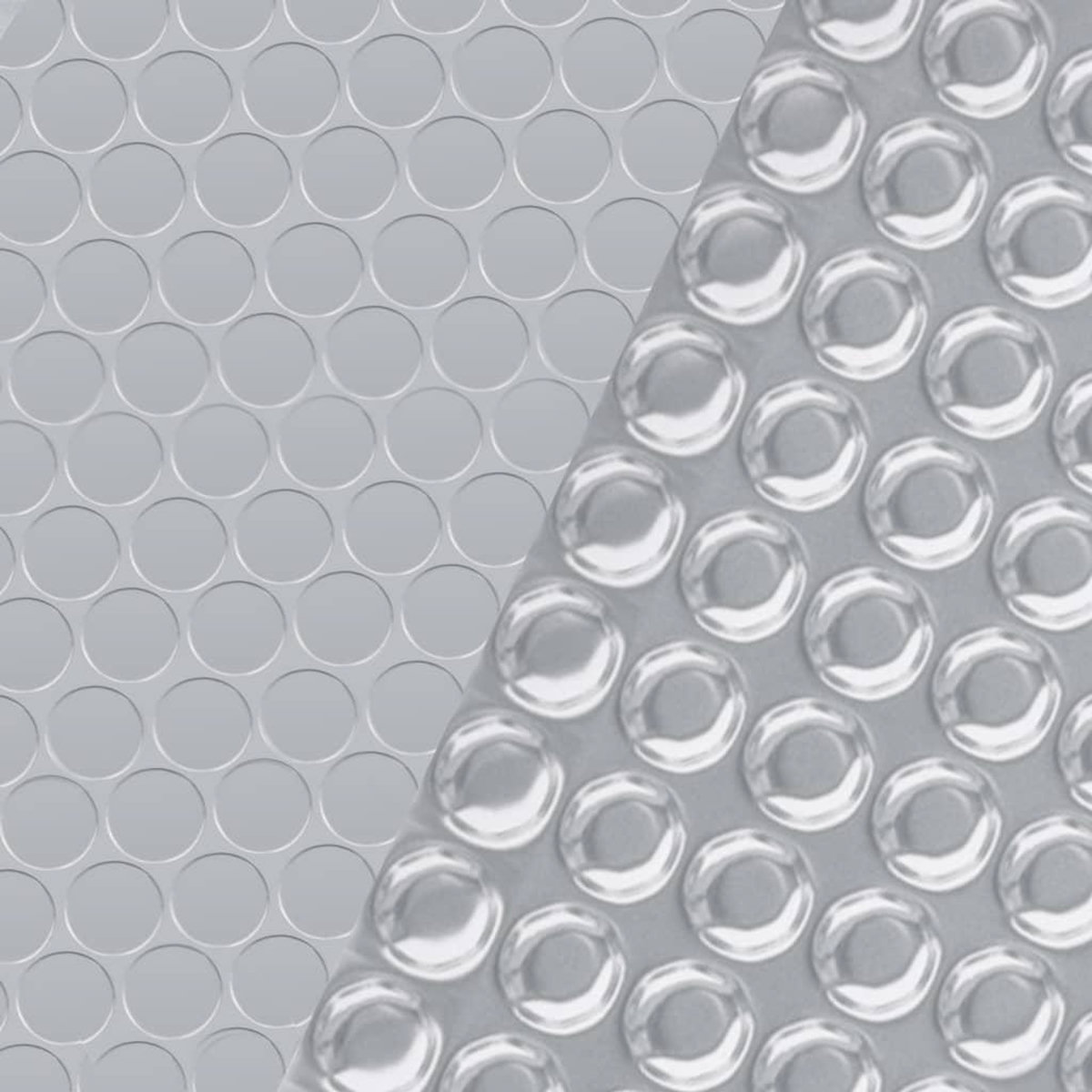 VIDAXL Couverture de piscine Argente 732x366 cm PE