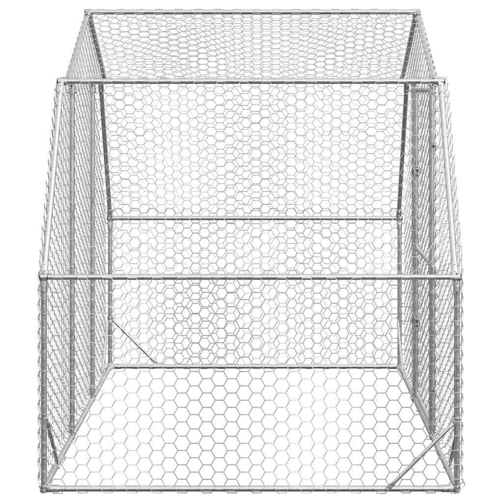 Voir la diapositive 4 : VIDAXL Poulailler 2,5x2x2,25 m acier galvanise