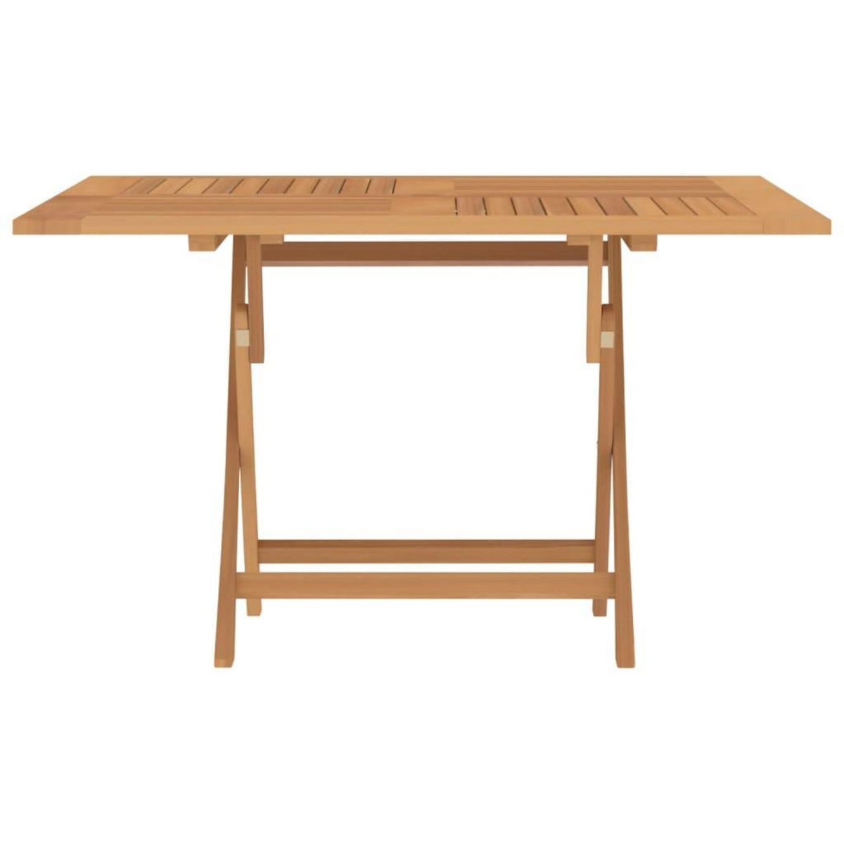 VIDAXL Table pliable de jardin 110x110x75 cm bois massif de teck