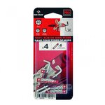 RED HEAD Lot de 4 chevilles et gonds couleur RED HEAD, Diam.6 mm x L.37 mm