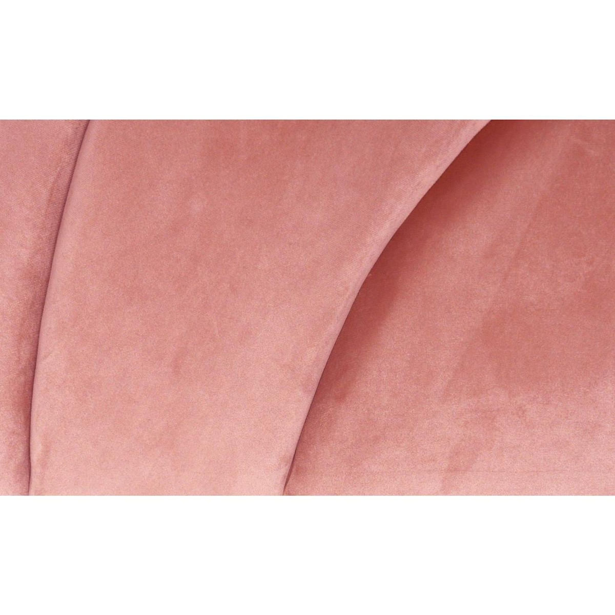 Paris Prix Tête de Lit en Velours  Shelly  180cm Rose