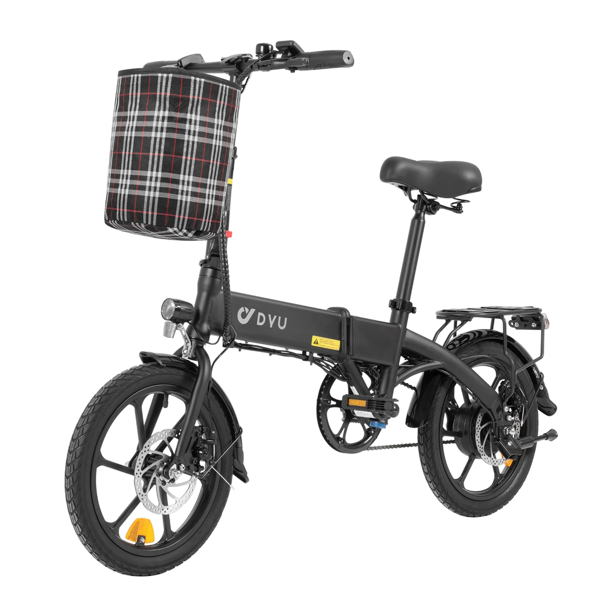 Voir la diapositive 2 : DYU Vélo électrique pliant DYU A1F Pro 16 , 36 V 7,5 Ah, 25 km/h pour les déplacements urbains, noir
