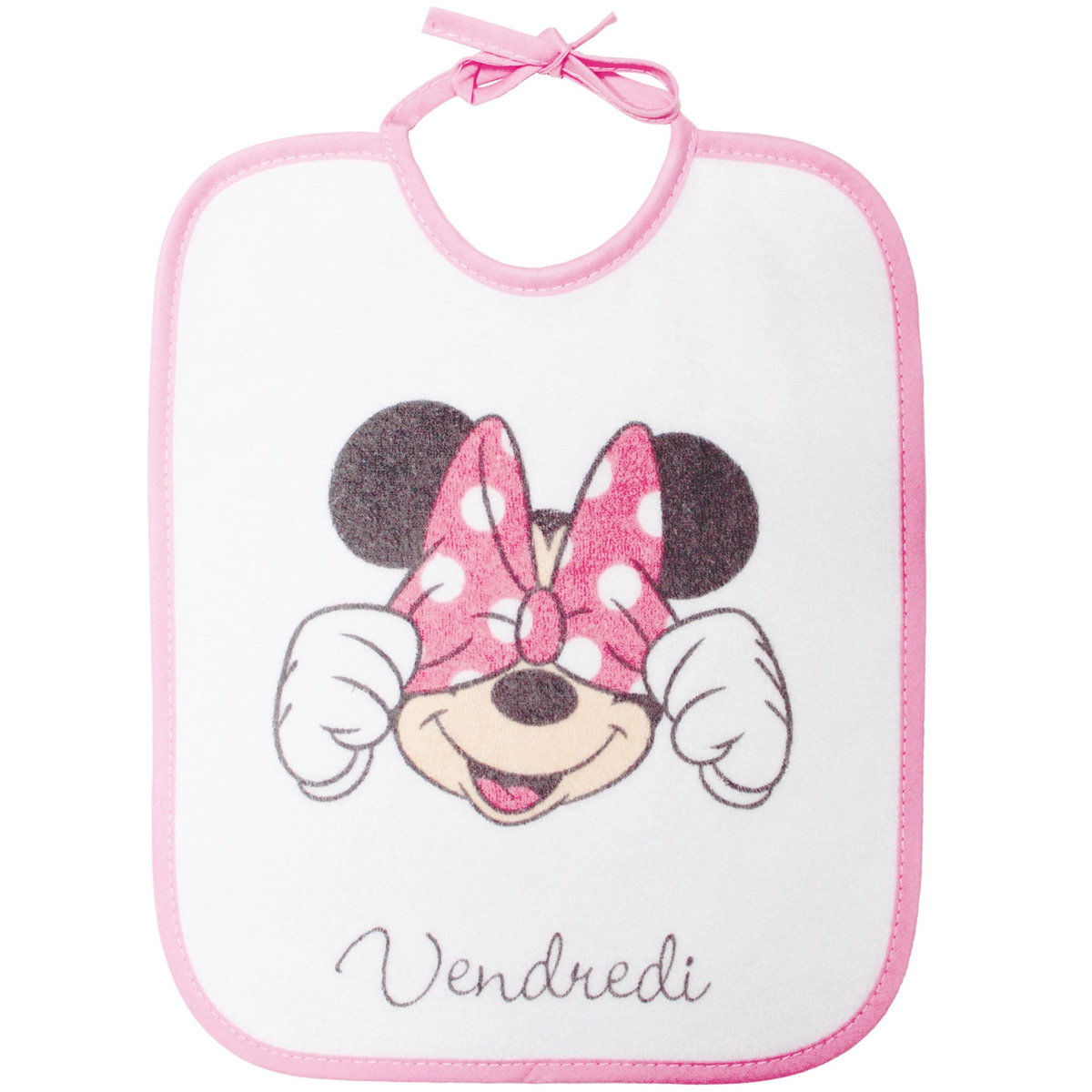 Babycalin Lot de 7 bavoirs semainier Disney - Minnie