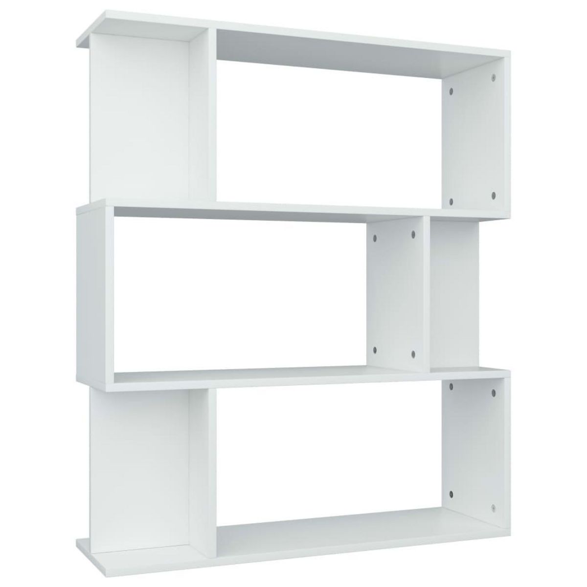 VIDAXL Bibliotheque/Cloison Blanc 80x24x96 cm Bois d'ingenierie