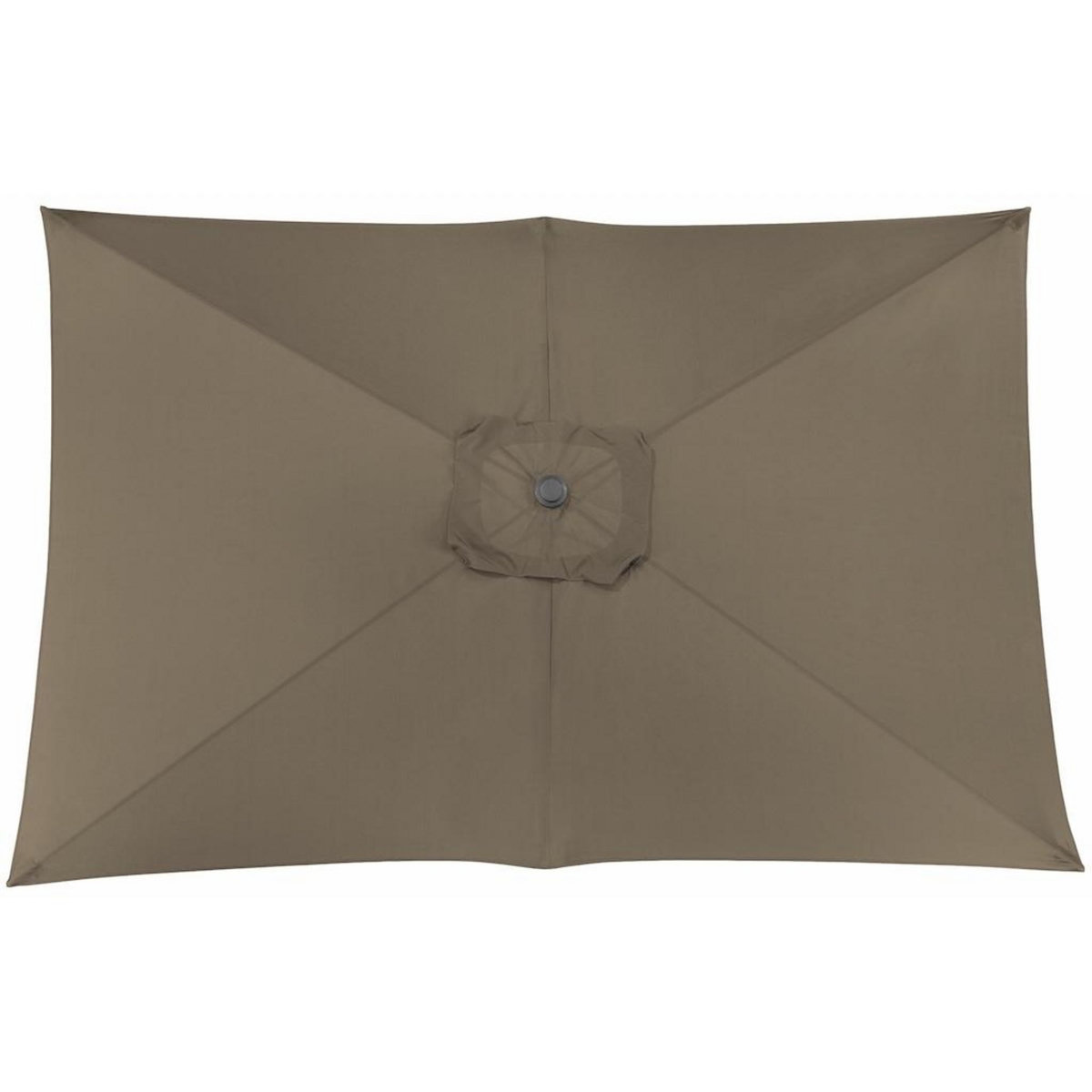 Proloisirs Toile Parasol Mat Droit 3x2 par 6 Polyester 200gr SD - Taupe
