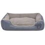 Voir la diapositive 3 : VIDAXL Lit pour chiens avec coussin rembourre Taille L Gris