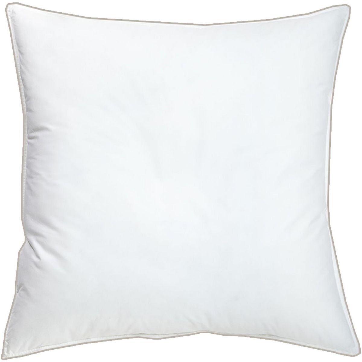 Taie d'oreiller unie en coton percale