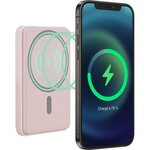 TNB Batterie externe 5000 mAh MagSafe rose