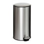 Voir la diapositive 1 : FIVE Poubelle de Cuisine en Métal  Delta  30L Inox