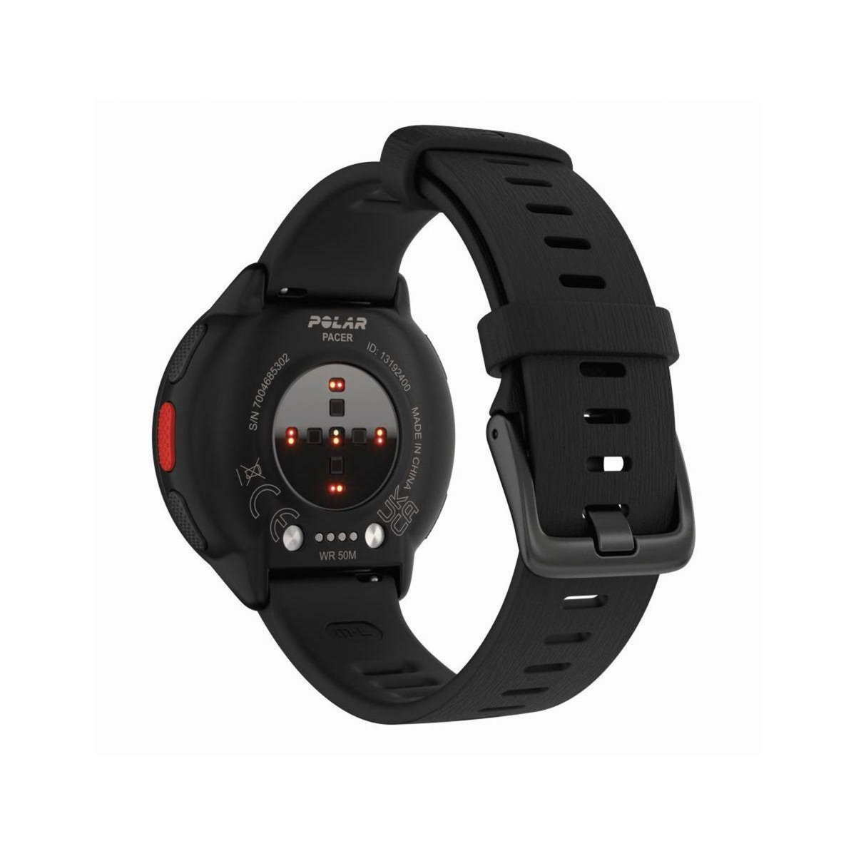 POLAR Montre sport Pacer Night Black S-L