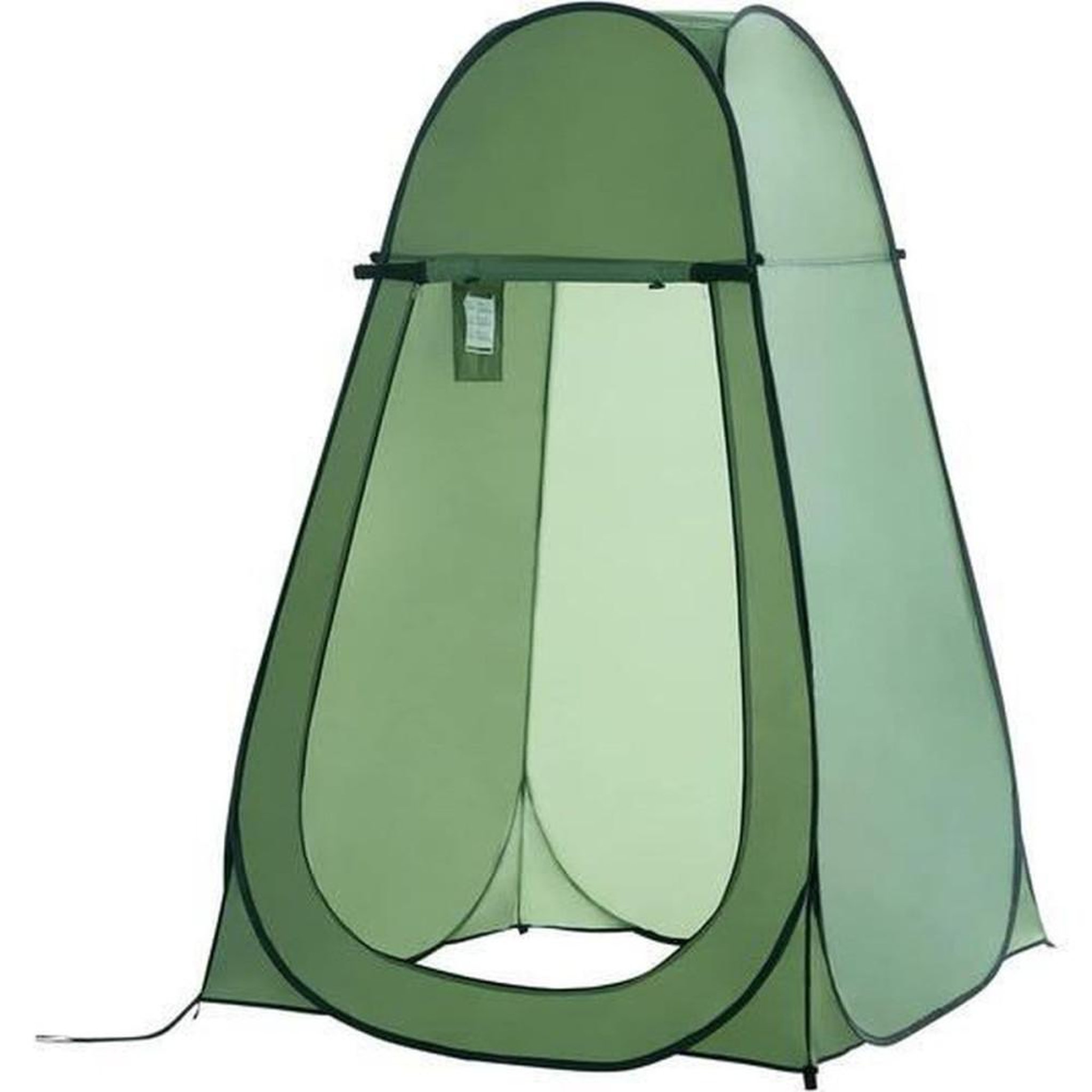 Tente de douche pop-up portable 190x120x120 cm vert pour camping et plage