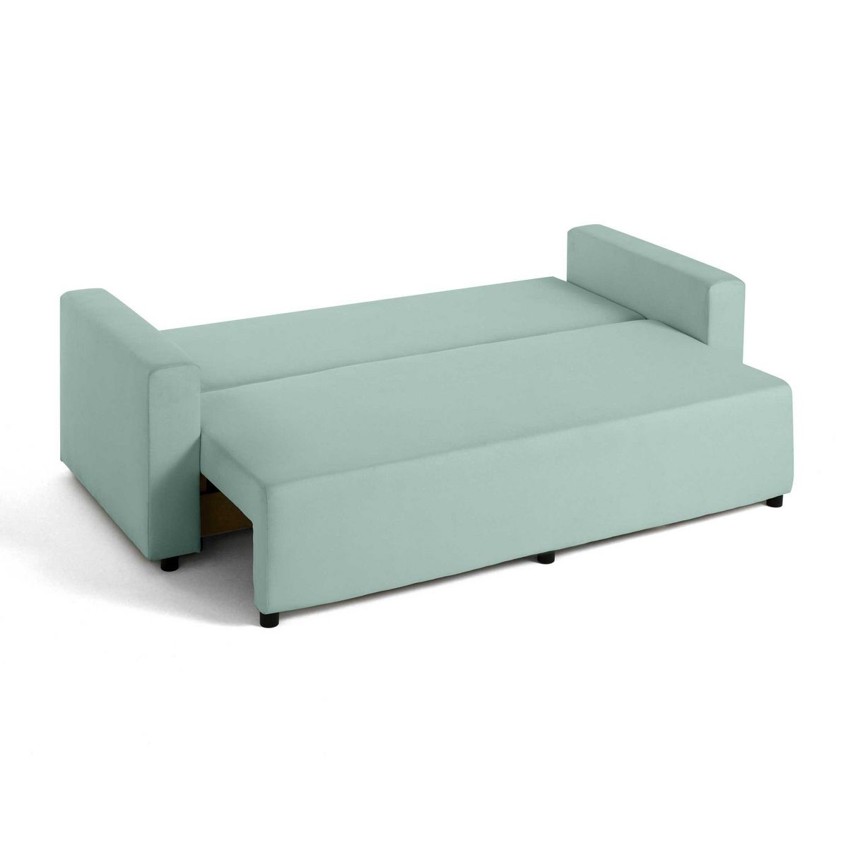 BEST MOBILIER Regala - canapé 3 places - convertible avec coffre - en tissu