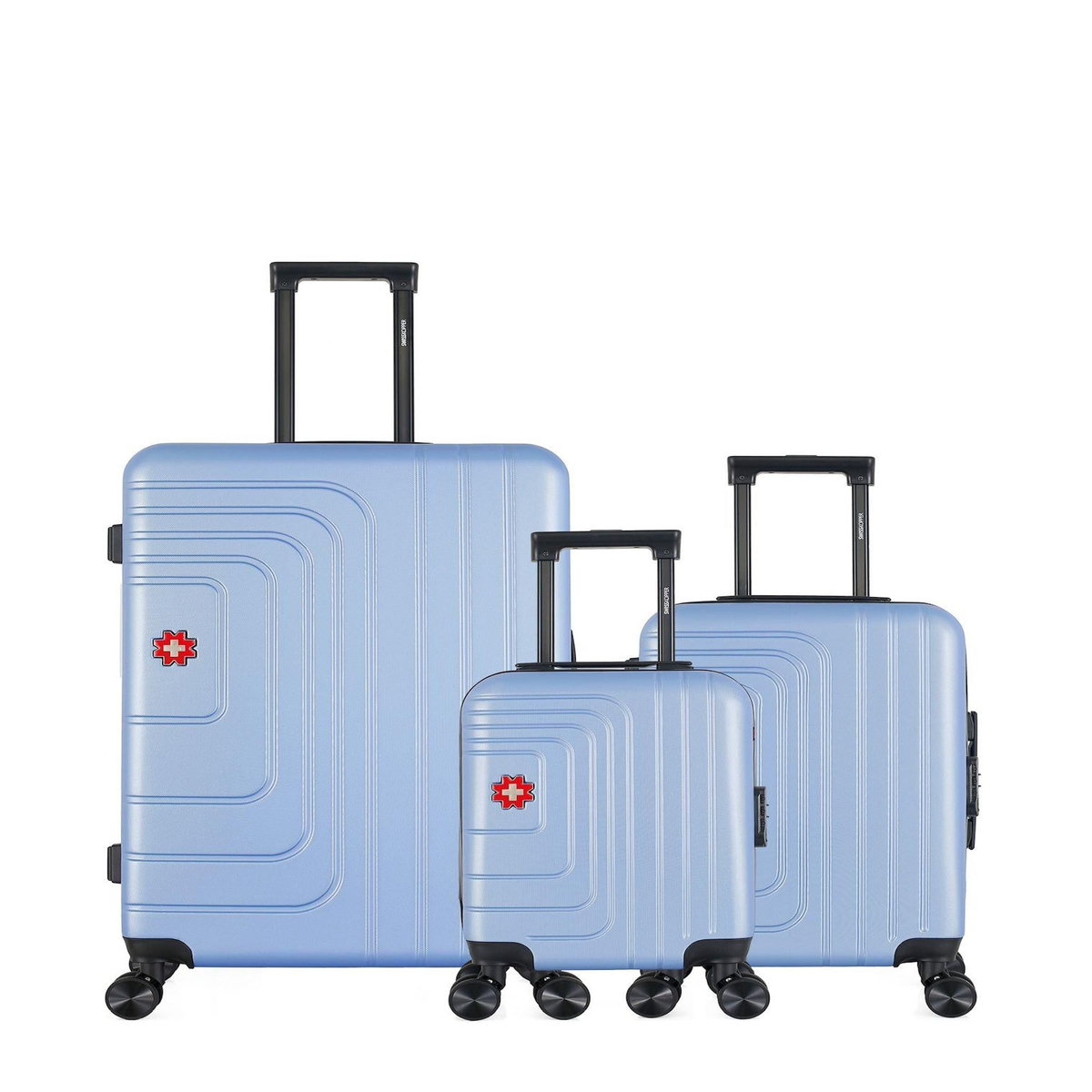 SWISS KOPPER SWISS KOPPER - LOT DE 3 - Valises grand format, cabine et cabine XXS RUTI