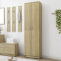 Voir la diapositive 1 : VIDAXL Garde-robe de couloir Chene sonoma 55x25x189 cm Bois ingenierie