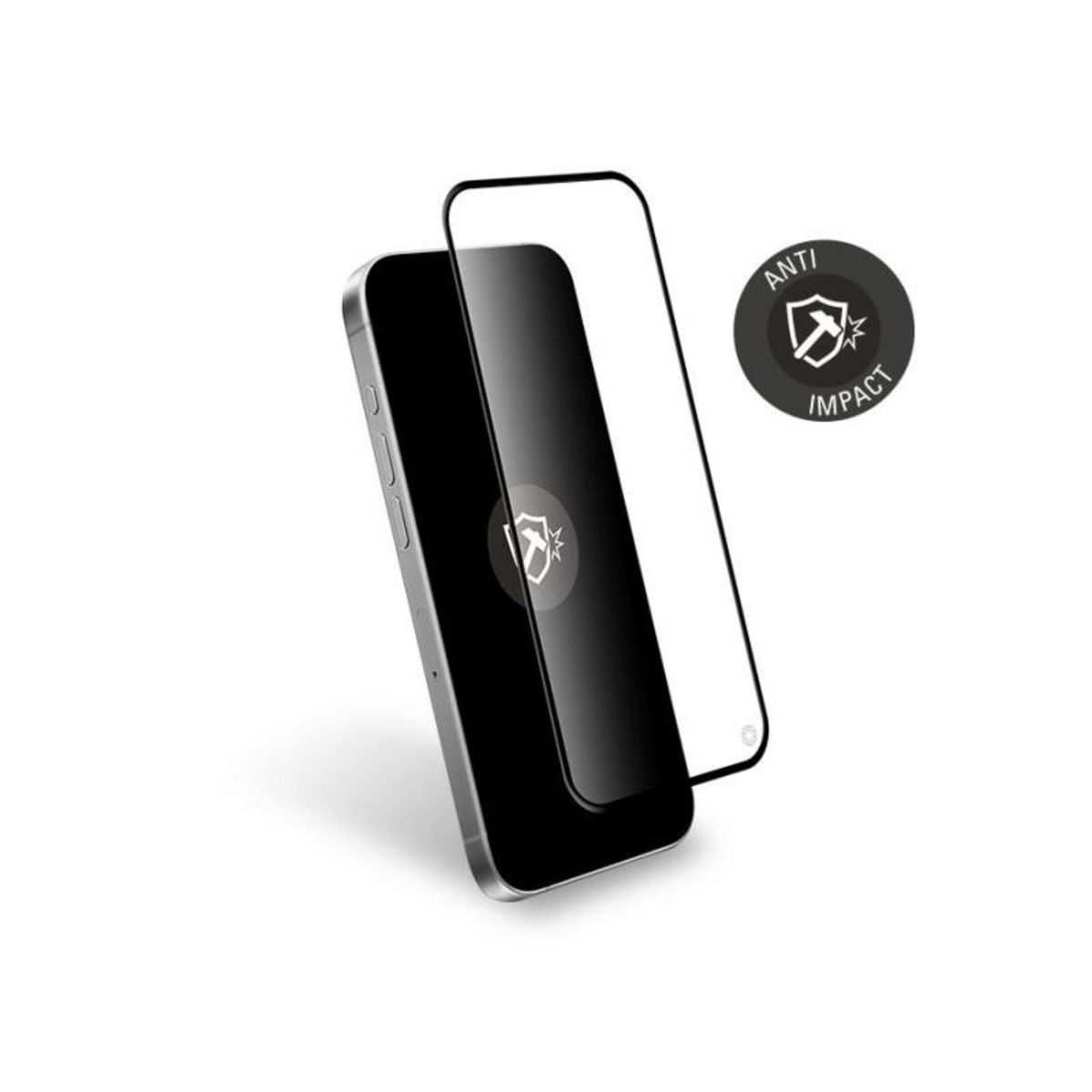 FORCE GLASS Protège écran Forceglass 2.5D Anti impact pour iPhone 16 Pro Transparent
