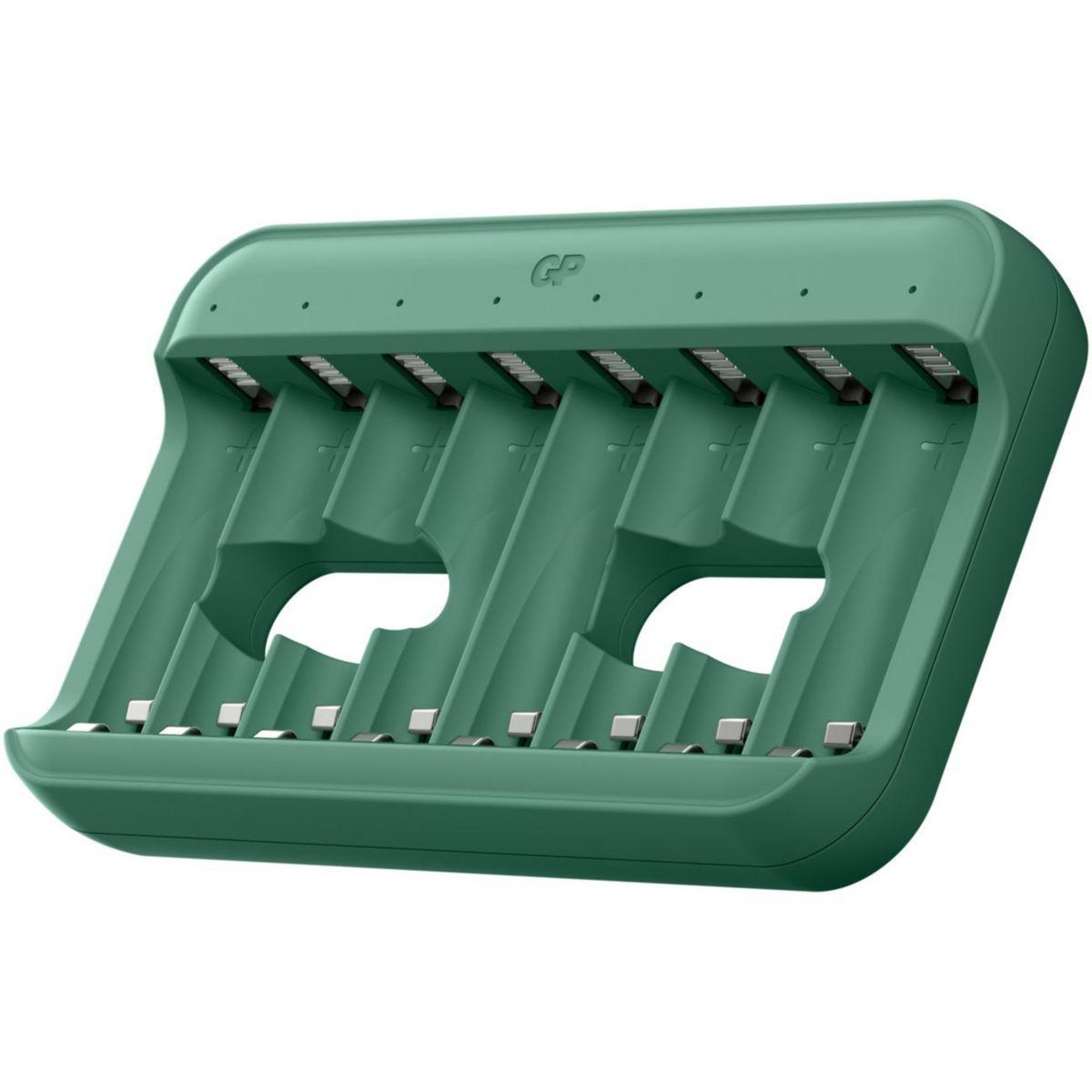 Voir la diapositive 2 : GP BATTERIES Chargeur de piles aa et aaa 8 canaux de charge