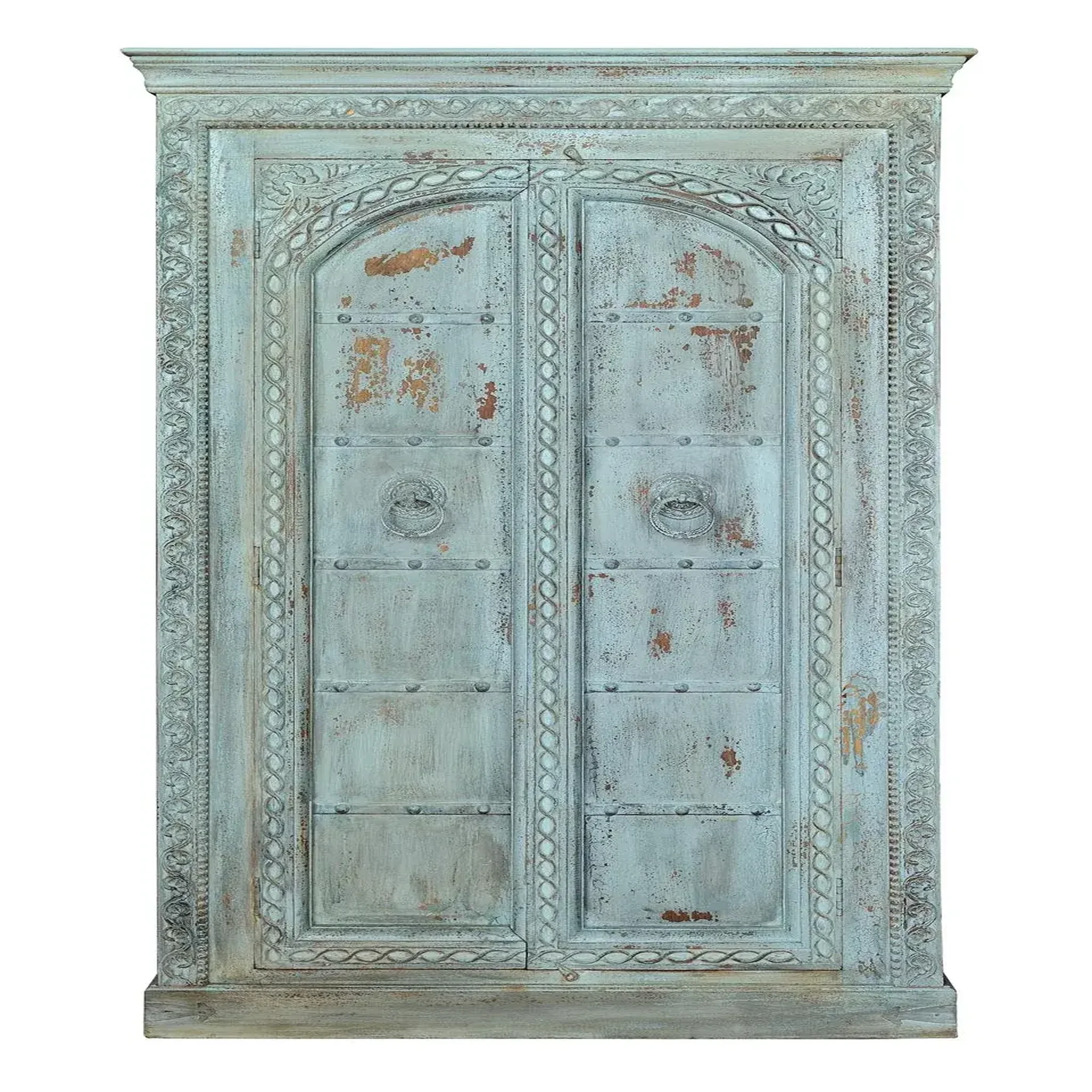 GINER Y COLOMER SL Armoire en bois de manguier 117cm style rustique vintage