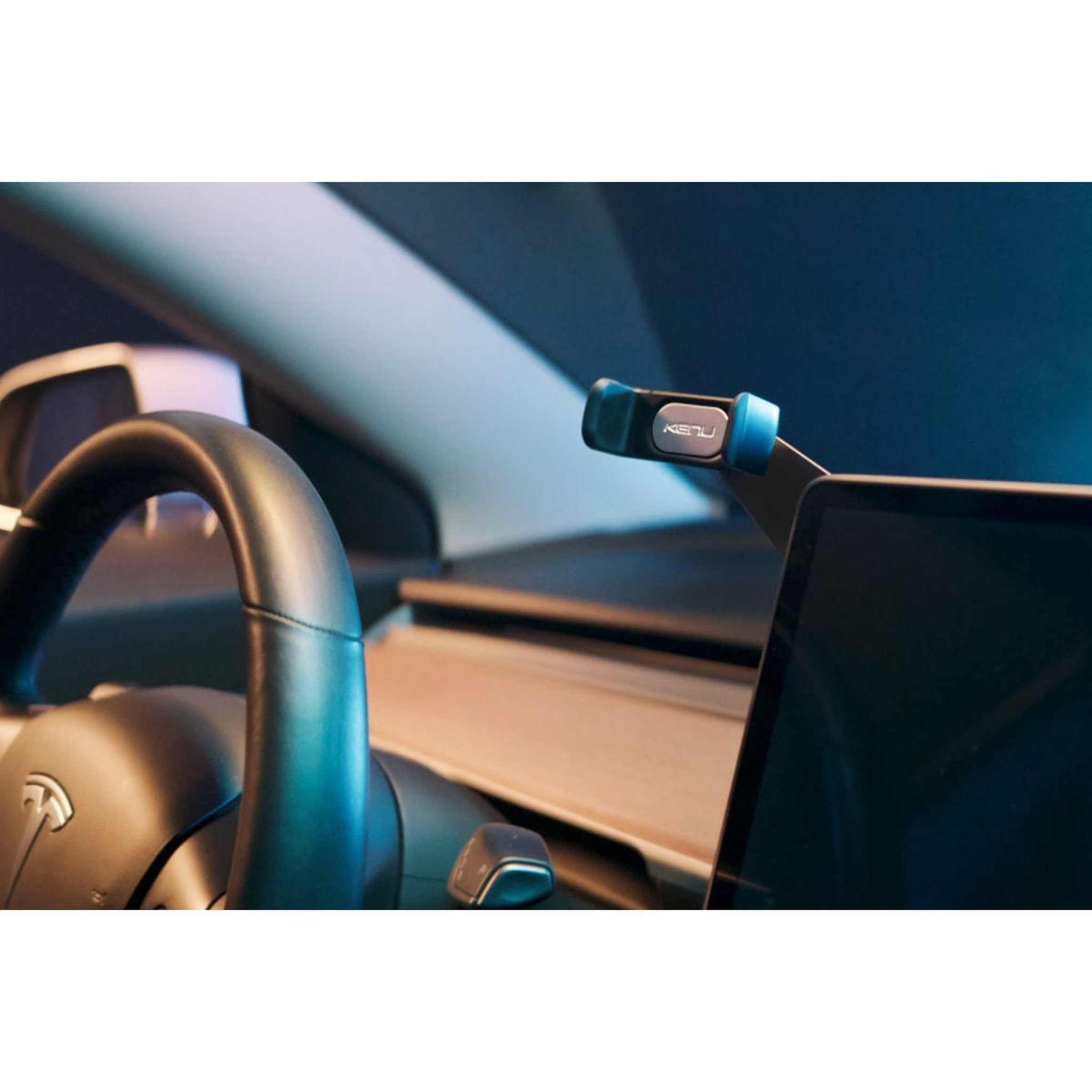 Voir la diapositive 3 : Kenu Support smartphone Voiture Airvue pour ecran flottant