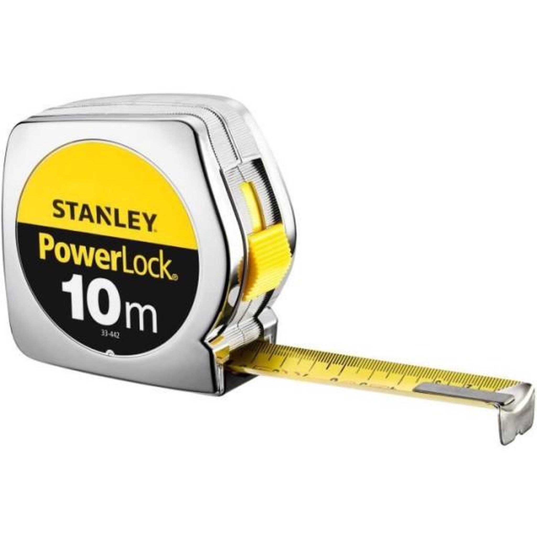 Voir la diapositive 3 : Stanley Mesure - stanley - 1-33-442 - 10 m x 25 mm - powerlock classic abs