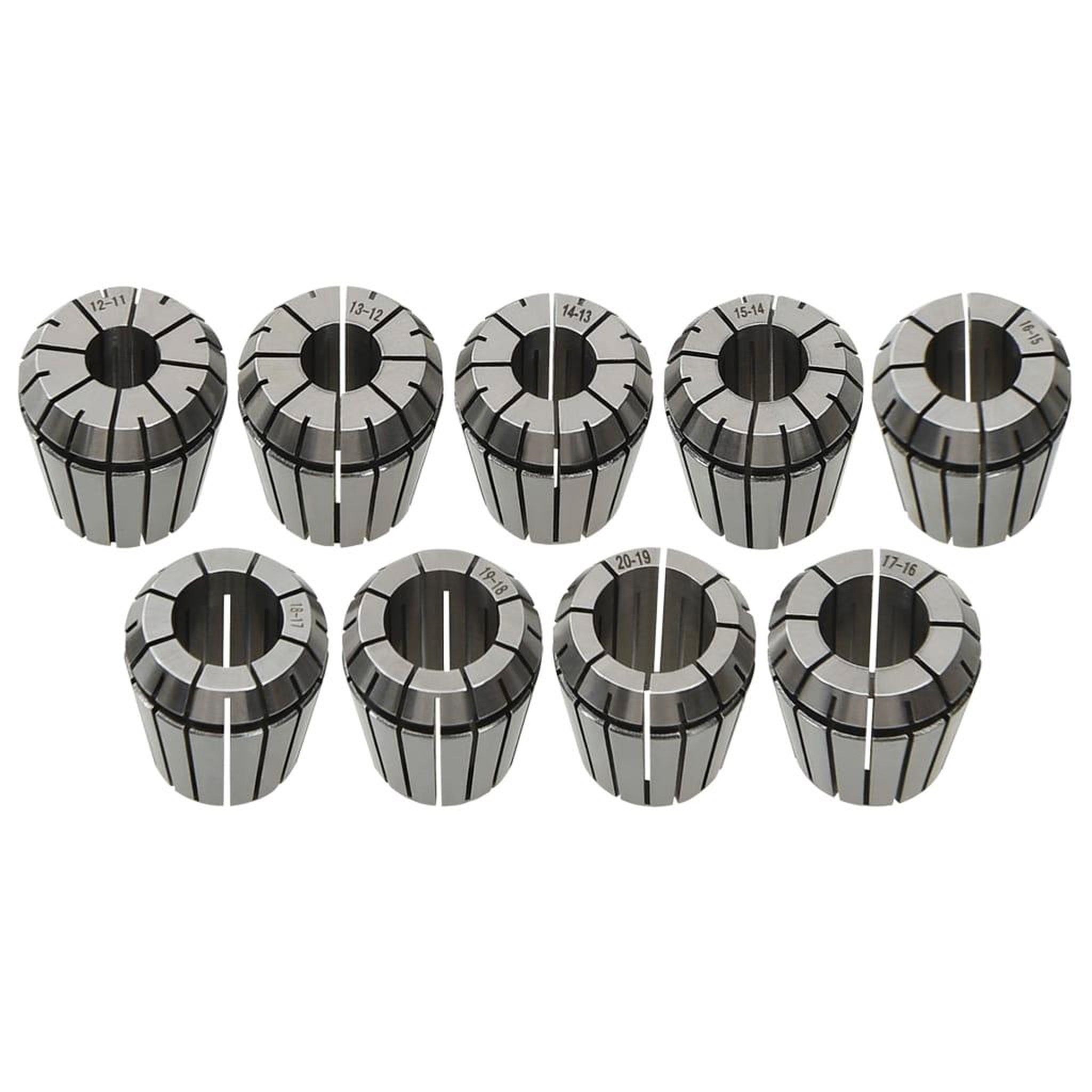 Voir la diapositive 4 : VIDAXL Douilles de serrage ER32 19 pcs Ensemble d'outils de tournage