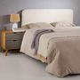 Voir la diapositive 2 : IDIMEX Tête de lit CELIA 120 avec fixation murale, en tissu