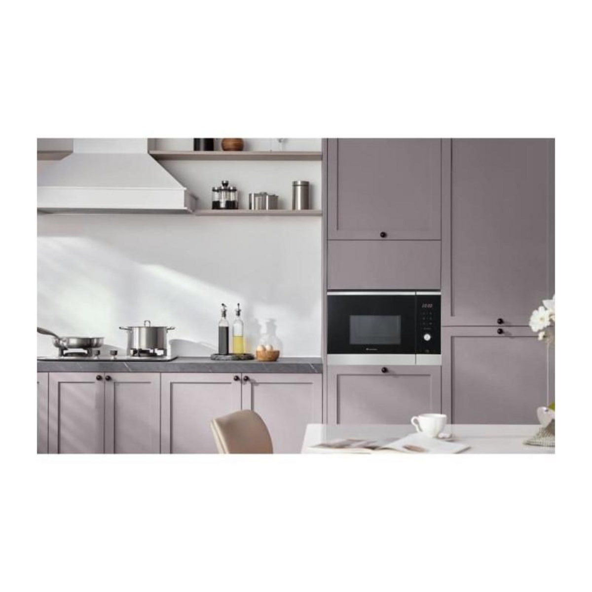 CONTINENTAL EDISON Micro-ondes Continental Edison 25 L Noir Inox