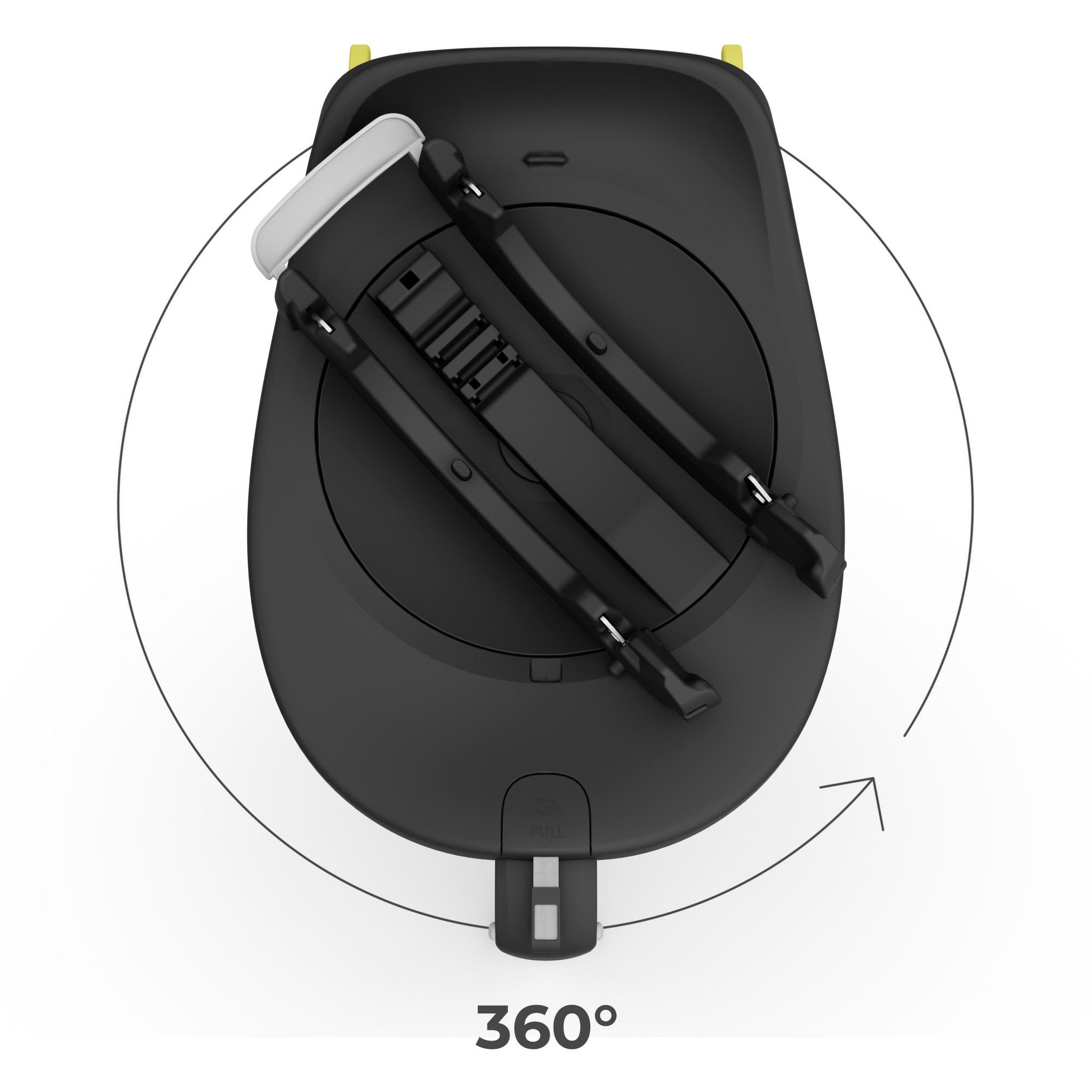 Voir la diapositive 4 : KINDERKRAFT Base isofix pivotante 360° pour siège auto