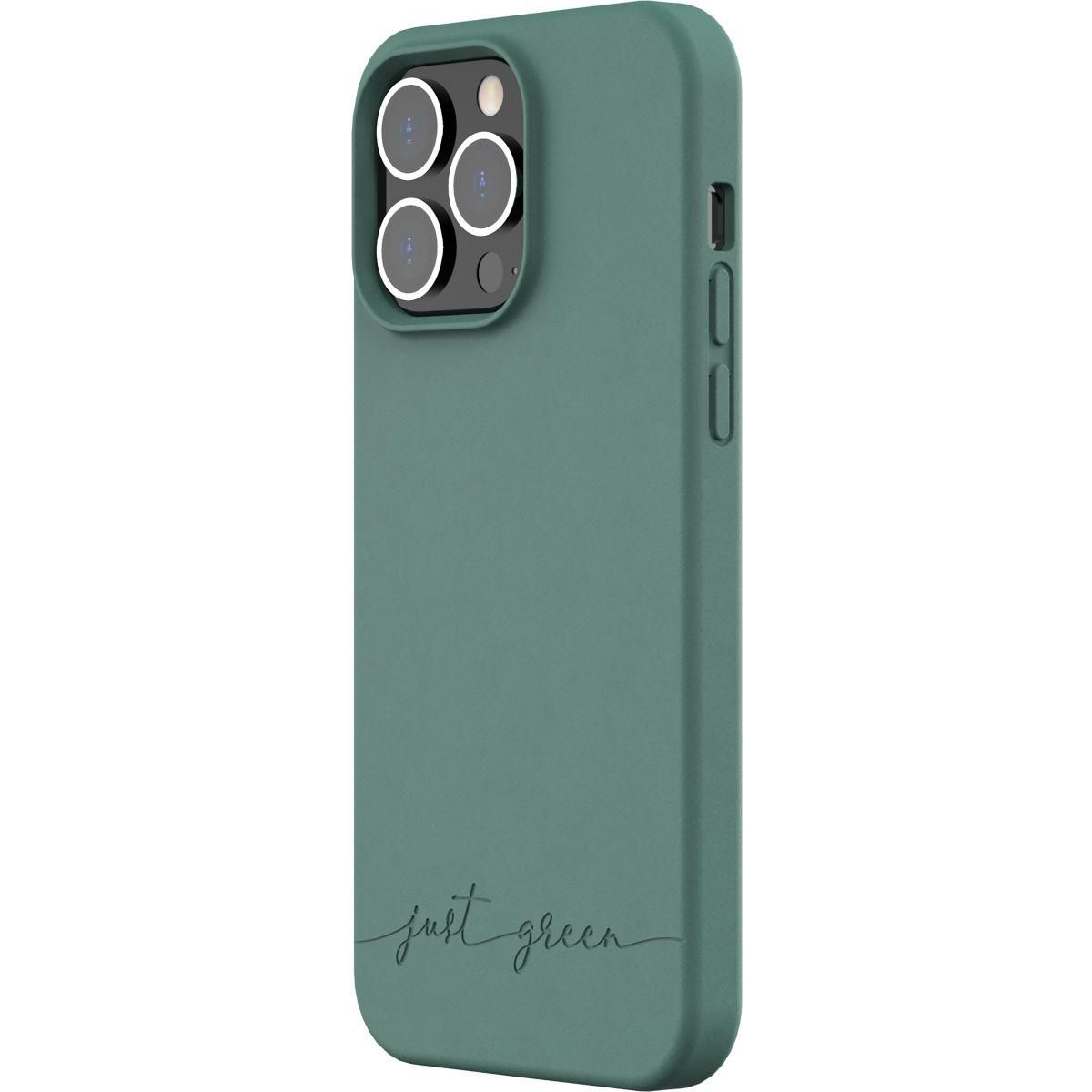 JUST GREEN Coque iPhone 14 Pro Max BIO vert nuit