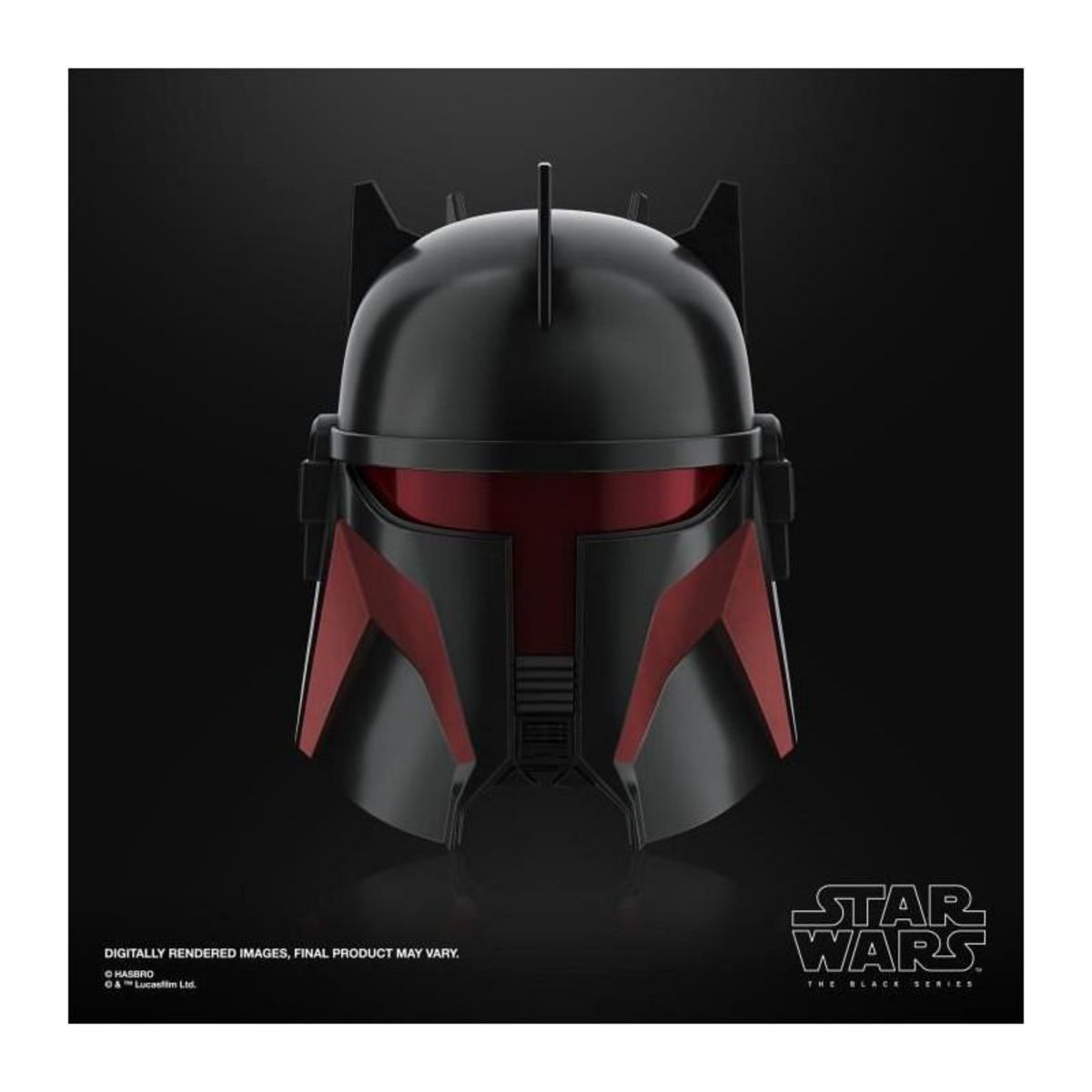 HASBRO Casque électronique Hasbro Star Wars The Mandalorian Black Series Moff Gideon