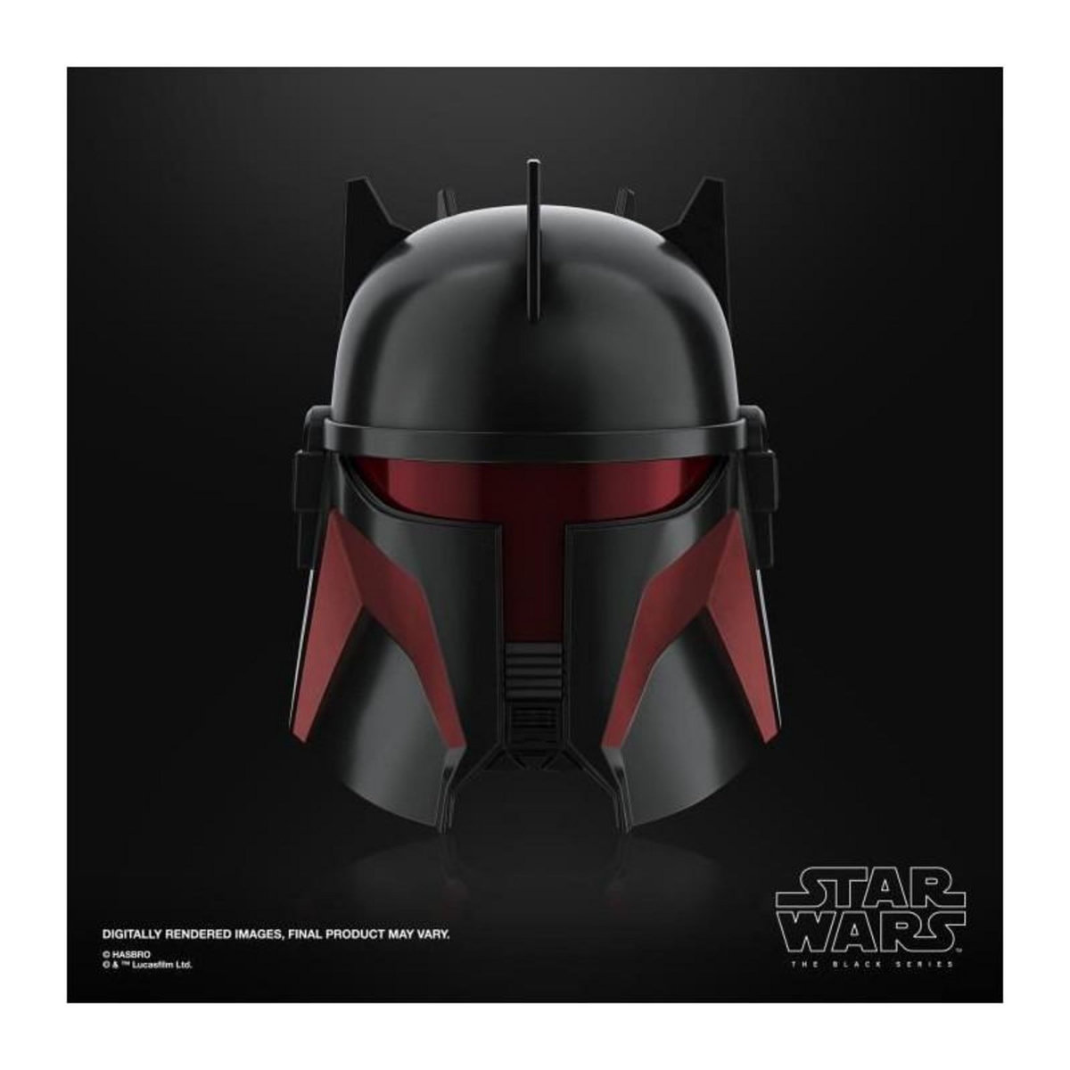 HASBRO Casque électronique Hasbro Star Wars The Mandalorian Black Series Moff Gideon