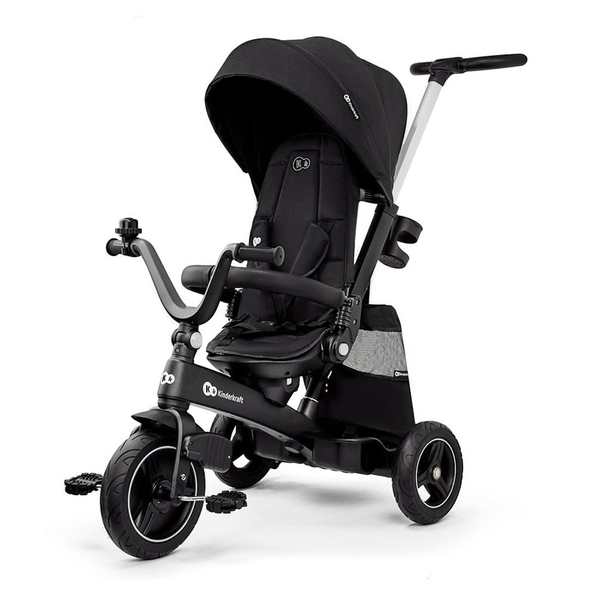 KINDERKRAFT Tricycle modulaire avec siège rotatif et harnais de sécurité