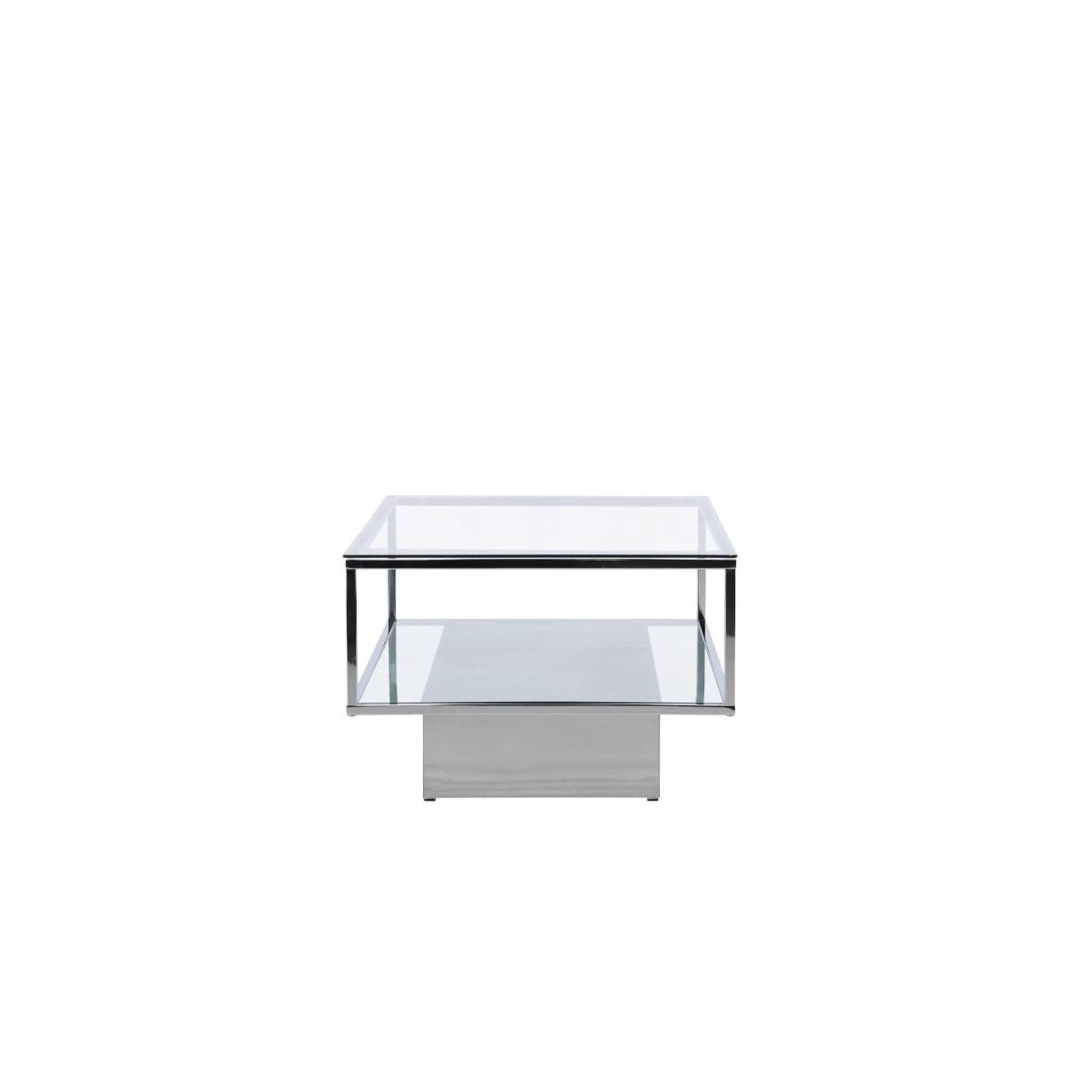 Voir la diapositive 3 : Paris Prix Table Basse Design en Verre  Maglehem  130cm Argent